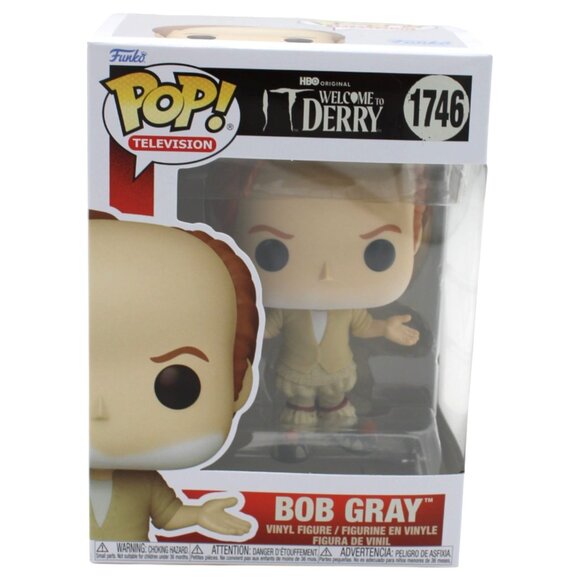 Funko Pop! Television Bob Gray Vinyl Figure HBO Welcome To Derry 1746 - Picture 2 of 7